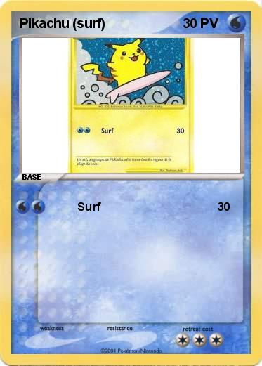 Pokemon Pikachu (surf)