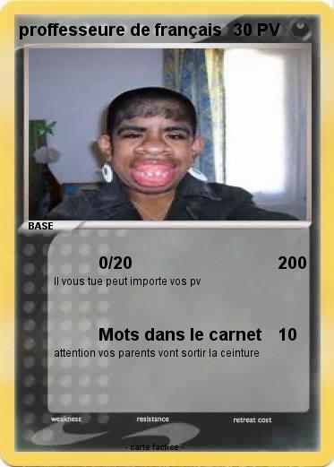 Pokemon proffesseure de français