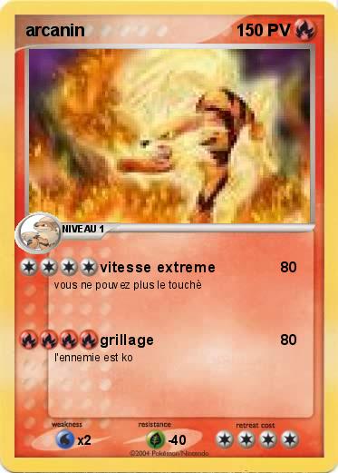 Pokemon arcanin