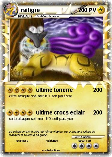 Pokemon raitigre