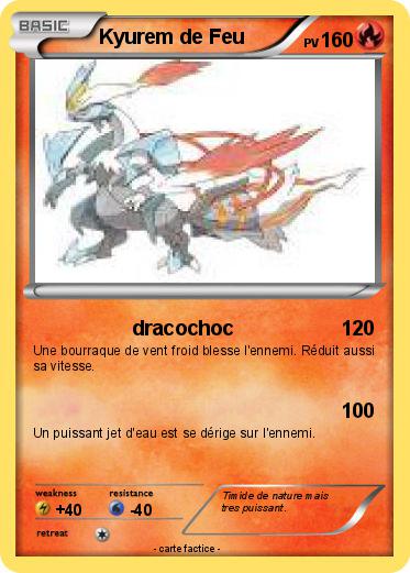 Pokemon Kyurem de Feu