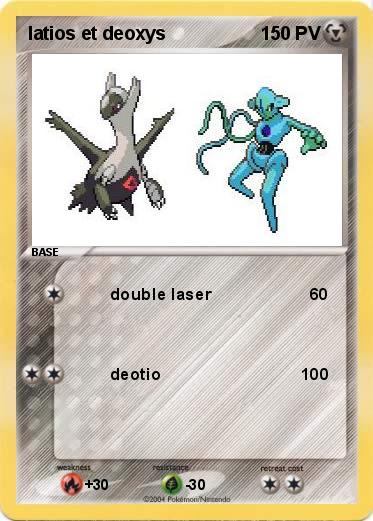 Pokemon latios et deoxys