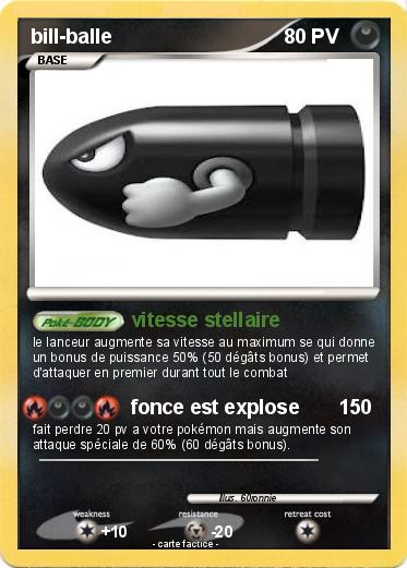Pokemon bill-balle