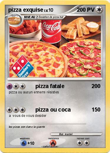 Pokemon pizza exquise