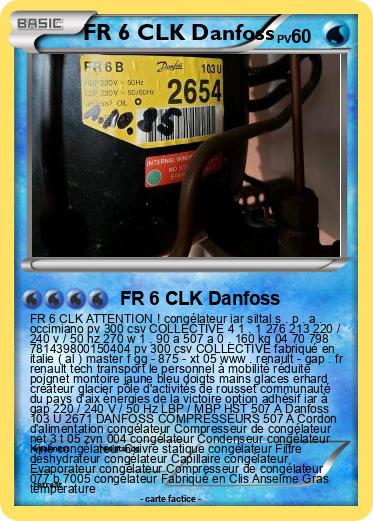Pokemon FR 6 CLK Danfoss