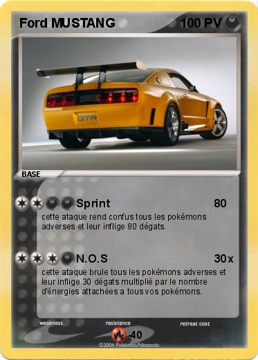 Pokemon Ford MUSTANG