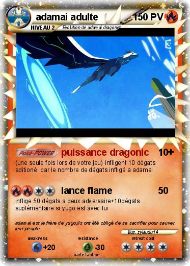 Pokemon adamai adulte