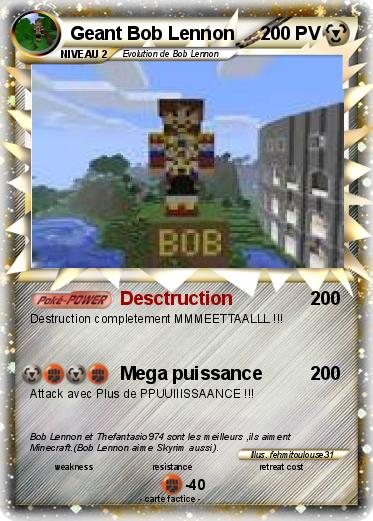 Pokemon Geant Bob Lennon