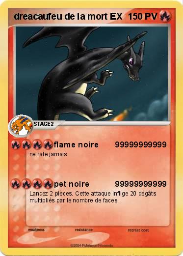 Pokemon dreacaufeu de la mort EX