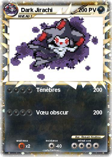 Pokemon Dark Jirachi