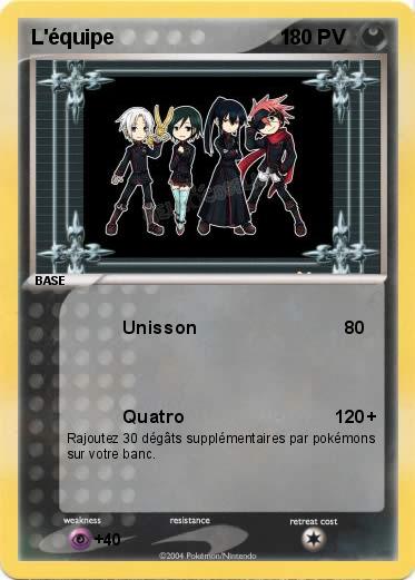 Pokemon L'équipe                             1    