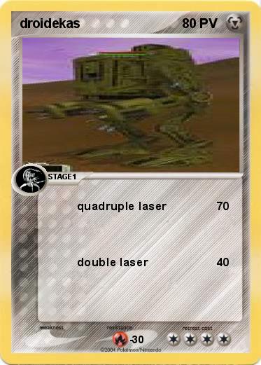 Pokemon droidekas