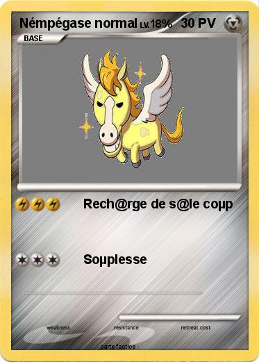 Pokemon Némpégase normal