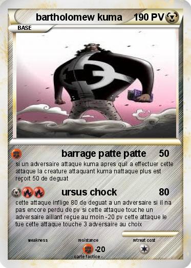 Pokemon bartholomew kuma