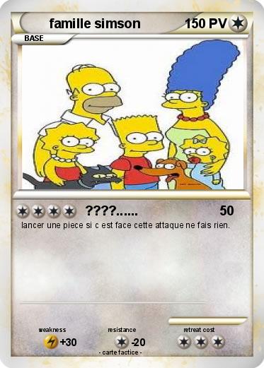 Pokemon famille simson