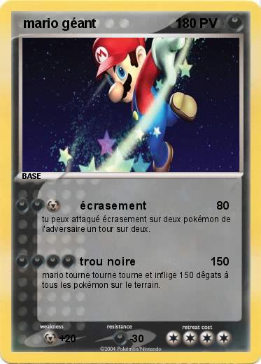 Pokemon  mario géant                      1