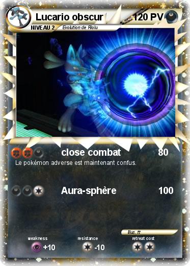 Pokemon Lucario obscur