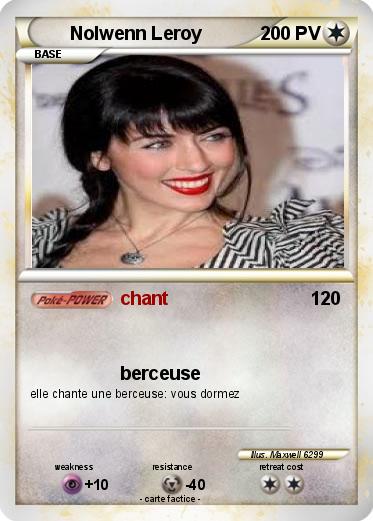 Pokemon Nolwenn Leroy