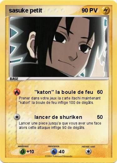 Pokemon sasuke petit