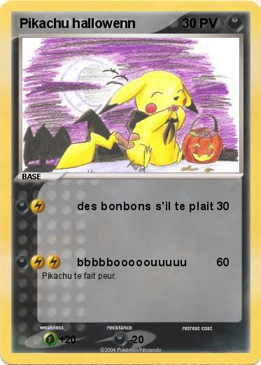 Pokemon Pikachu hallowenn
