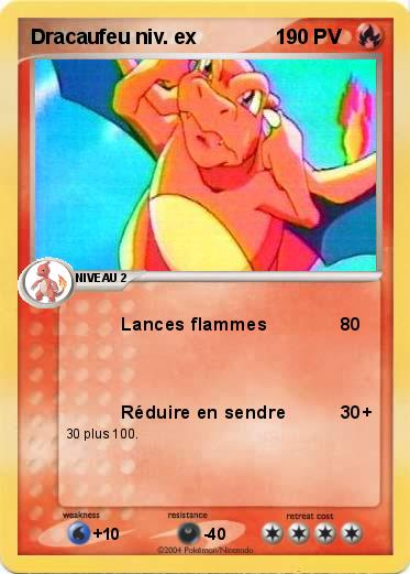 Pokemon Dracaufeu niv. ex              1