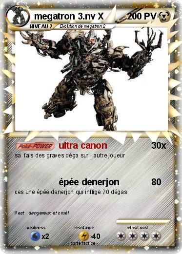 Pokemon megatron 3.nv X