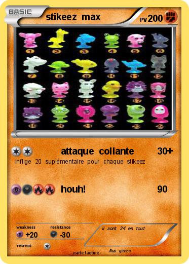 Pokemon stikeez  max