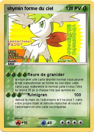 Pokemon shymin forme du ciel
