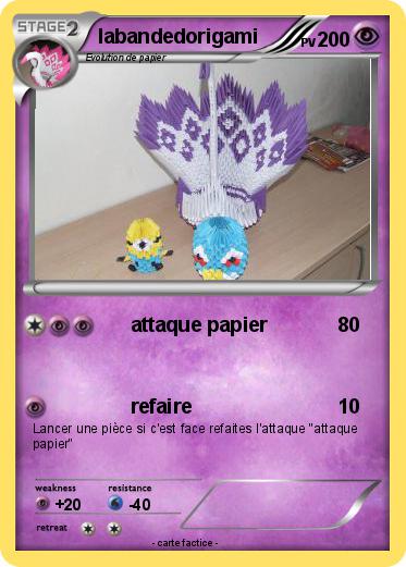 Pokemon labandedorigami