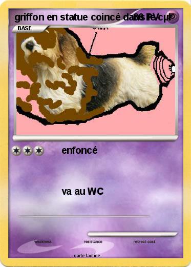 Pokemon griffon en statue coincé dans le cµl