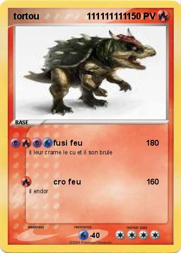 Pokemon tortou                   111111111