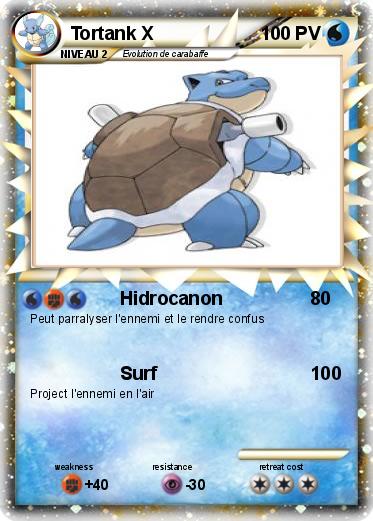 Pokemon Tortank X