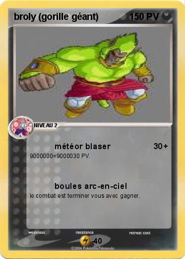 Pokemon broly (gorille géant)
