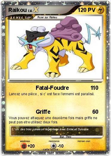 Pokemon Raikou