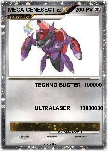 Pokemon MEGA GENESECT