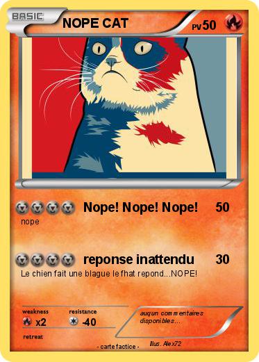 Pokemon NOPE CAT