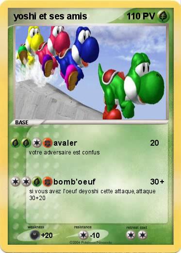 Pokemon yoshi et ses amis