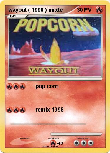 Pokemon wayout ( 1998 ) mixte
