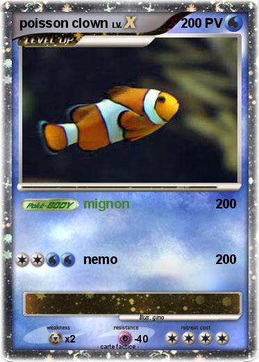 Pokemon poisson clown