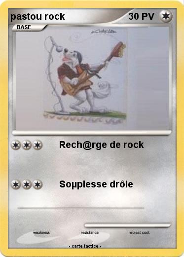Pokemon pastou rock