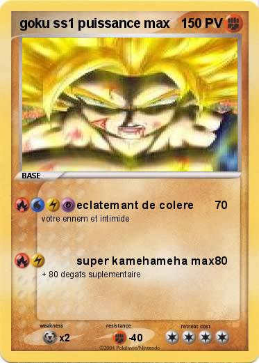 Pokemon goku ss1 puissance max