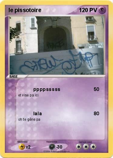 Pokemon le pissotoire
