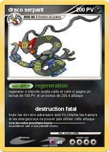 Pokemon draco serpant