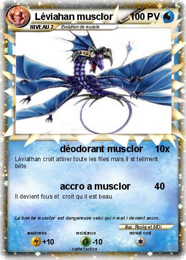 Pokemon Léviahan musclor