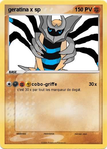 Pokemon geratina x sp