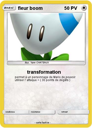 Pokemon fleur boom