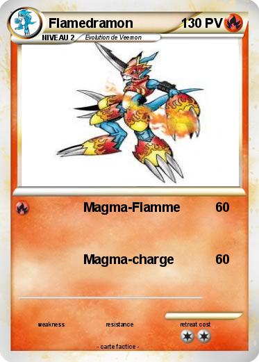 Pokemon Flamedramon