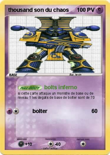 Pokemon thousand son du chaos