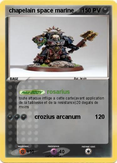 Pokemon chapelain space marine
