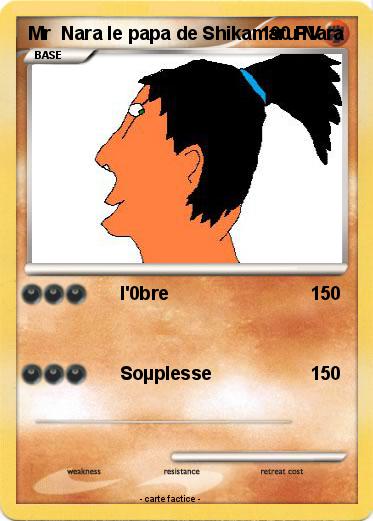 Pokemon Mr  Nara le papa de Shikamaru Nara